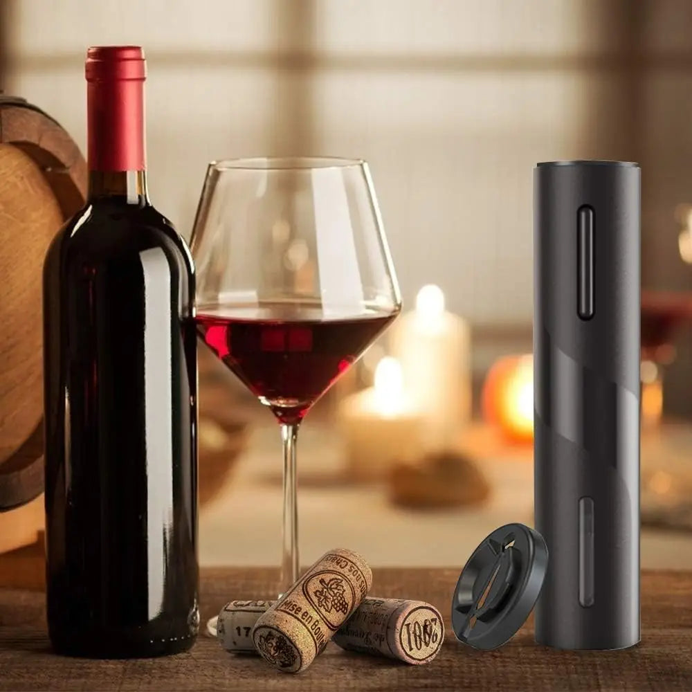 EasyWine - o abridor de vinho elétrico recarregável que transforma a experiência de abrir uma garrafa de vinho em um processo simples e elegante.