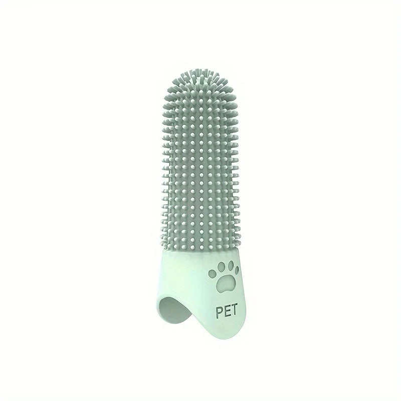 PetSmile 360° – Escova de Dedo de Silicone para Higiene Bucal de Cães e Gatos
