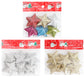 StarGlow – Ornamento Estrela com Glitter para Árvore de Natal